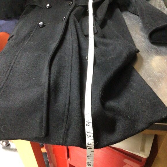 Retro Luxe Capelet wool Charles Klein coat - Picture 5 of 5